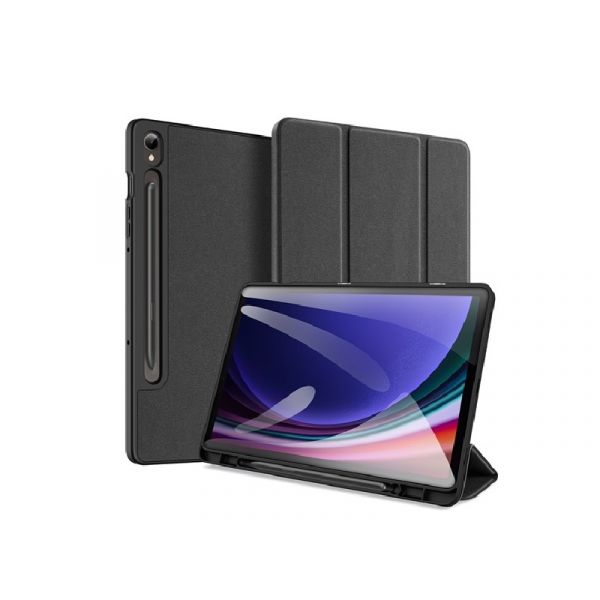 DUX DUCIS DOMO [Samsung Galaxy Tab S9 FE] aktív, oldalra nyíló tok FEKETE