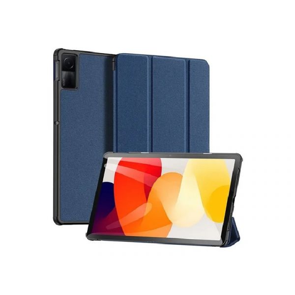 DUX DUCIS DOMO [Xiaomi Redmi Pad SE 11] aktív FLIP, oldalra nyíló tok SÖTÉTKÉK