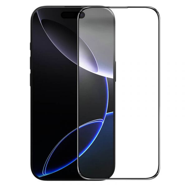 NILLKIN CP+ PRO képernyővédő üveg, iPhone 16 Pro-hoz, fekete
