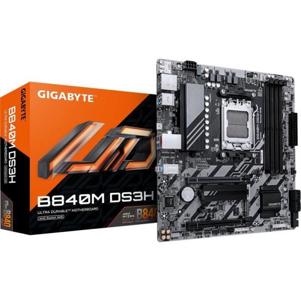 GIGABYTE B840M DS3H AM5 mATX Alaplap