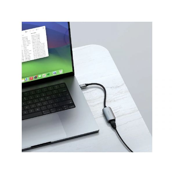 Satechi USB-C 2.5 Gigabit Ethernet Adapter (ST-AE25M)