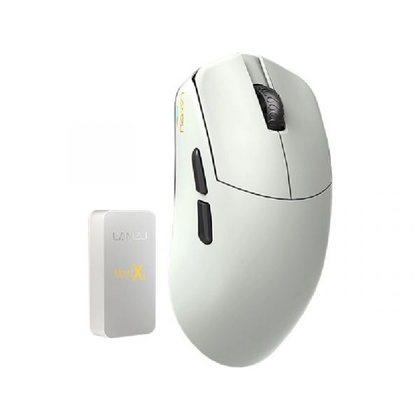 LAMZU MAYA X 8K vezeték nélküli gaming egér, szürke (MAYA X CLOUD GREY)