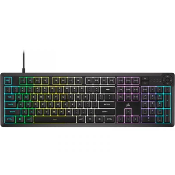 CORSAIR K55 CORE RGB Vezetékes Gaming Billentyűzet, US, fekete (CH-9226C65-NA)