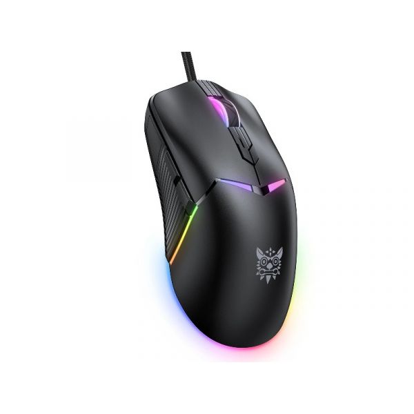 Onikuma CW929 RGB Gamer egér, fekete (CW929 WIRED BLACK)
