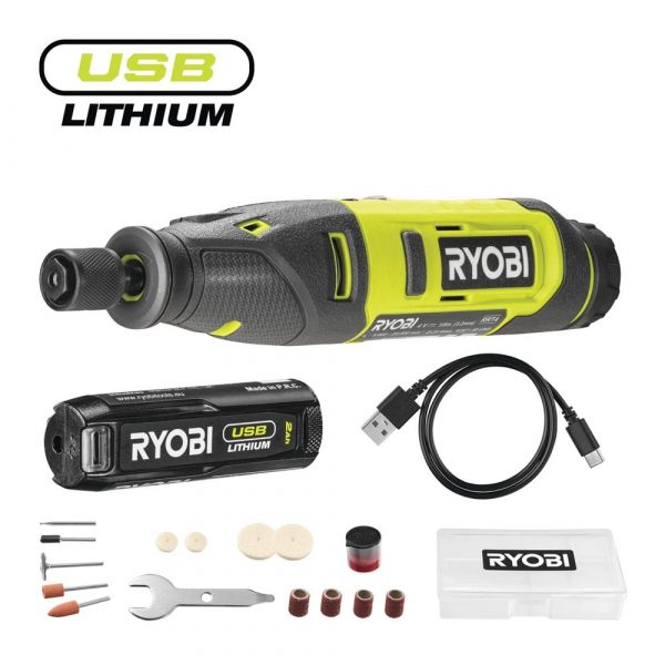 Ryobi 5133005634 4V USB Lithium magasfordulatszámú csiszoló mikrogép