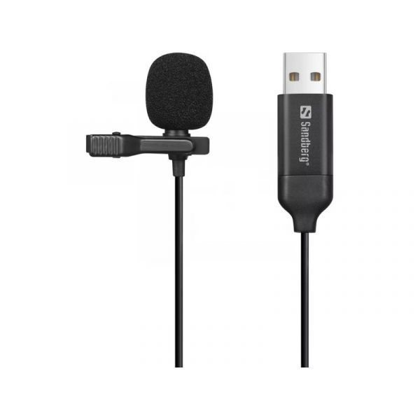 SANDBERG Streamer USB Clip Mikrofon (126-40)