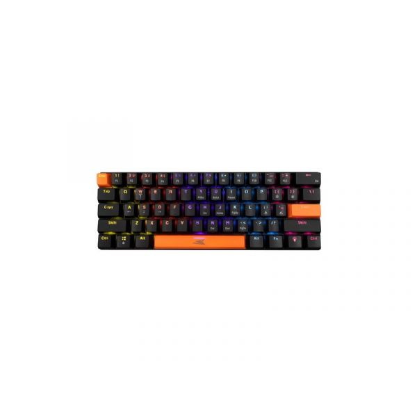 Baracuda DOLPHIN-B/BL-US, mechanikus gamer billentyűzet kék kapcsolóval, angol (BC BGK-03121B/BL-US) fekete