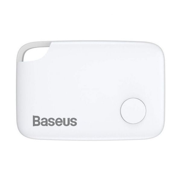 BASEUS T2PRO bluetooth nyomkövető (kulcstartóra, táskára, autóba, valós idejű nyomkövetés, CR2032 elem) FEHÉR (FMTP000002)