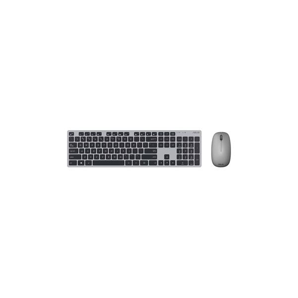 Asus Desktop W5000, Vezeték nélküli billentyűzet és egér HU layout, szürke