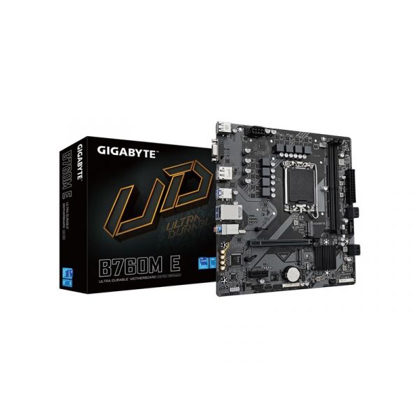 GIGABYTE B760M E INTEL S1700, mATX Alaplap