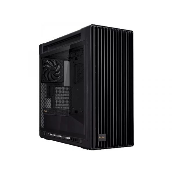 ASUS ProArt PA602 számítógépház, Tápegység nélkül, Fekete, Üvegfalú