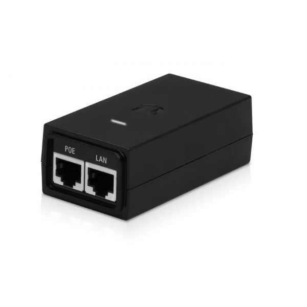 UBiQUiTi Adapter - POE-24-12W - 24V 0.5A POE és LAN Port fekete (POE-24-12W-G)