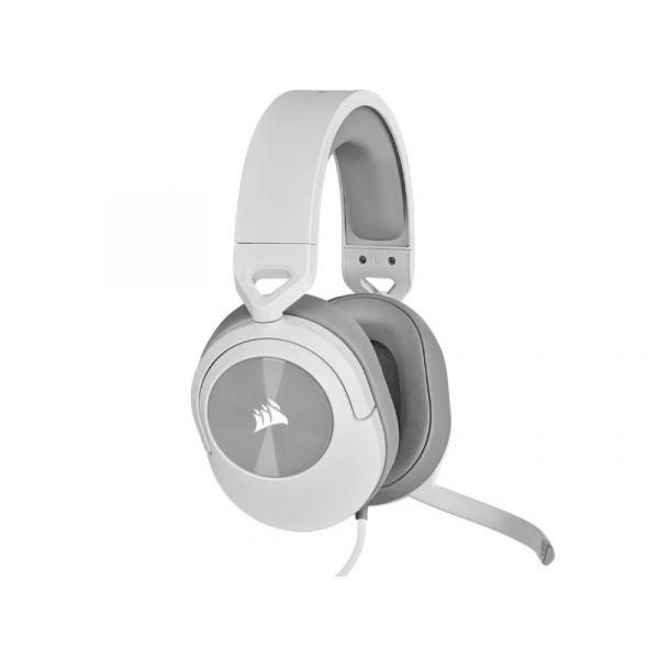 CORSAIR HS55 STEREO Wired Gaming Headset, White (CA-9011261-EU)