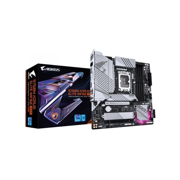 GIGABYTE B760M AORUS ELITE WIFI6E GEN5 S1700 mATX Alaplap