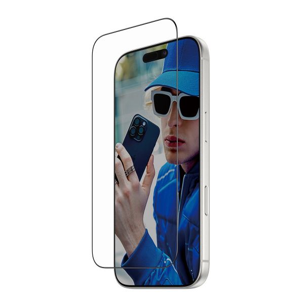 PanzerGlass Screen Protector w. Black Frame iPhone 17 Pro | Ultra-Wide Fit w. Fastfit in-a-box (PG48188)