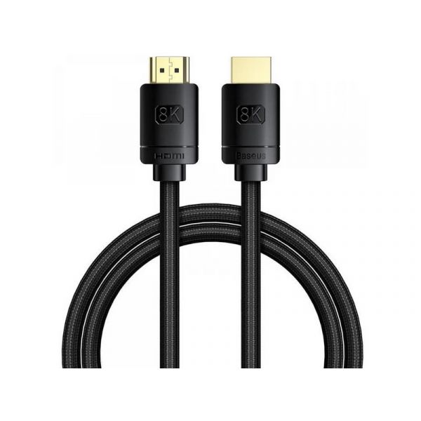 Baseus High Definition HDMI 8K kábel, 2m, fekete (CAKGQ-K01)