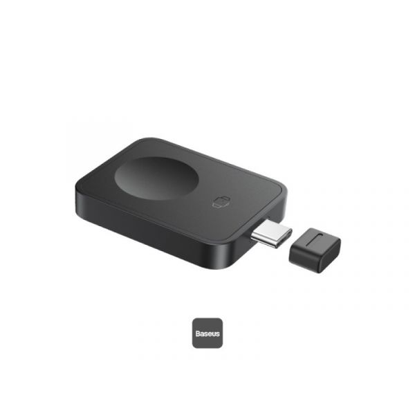 Baseus MagPro Magnetic vezeték nélküli Apple Watch töltő 2,5W, fekete (P10264106123-00)