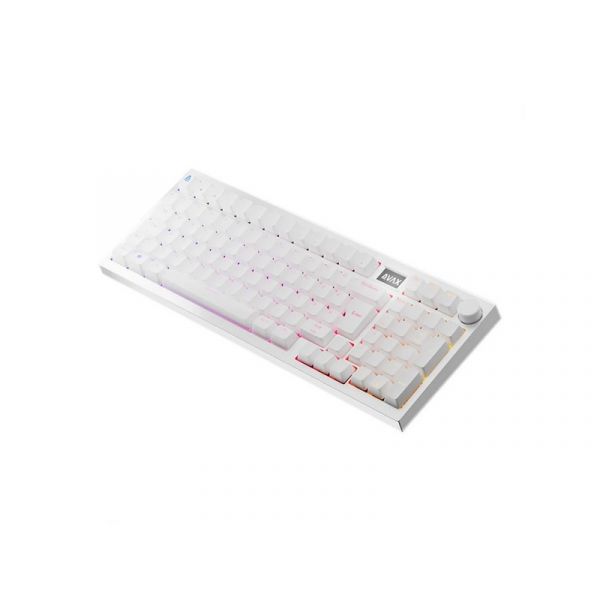 AVAX GM03 PRO Vezeték Nélküli Gamer Billentyűzet, Mechanikus, Red Switch, HUN (AVAX_GM03R_PRO_WHITE)