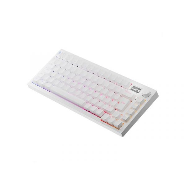 AVAX GM02 PRO Vezeték Nélküli Billentyűzet, Mechanikus, Red Switch, HUN (AVAX_GM02R_PRO_WHITE) fehér