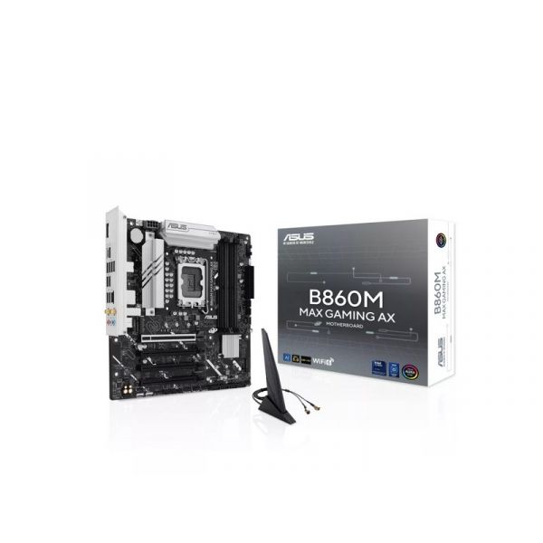 ASUS B860M MAX GAMING AX S1851 mATX Alaplap
