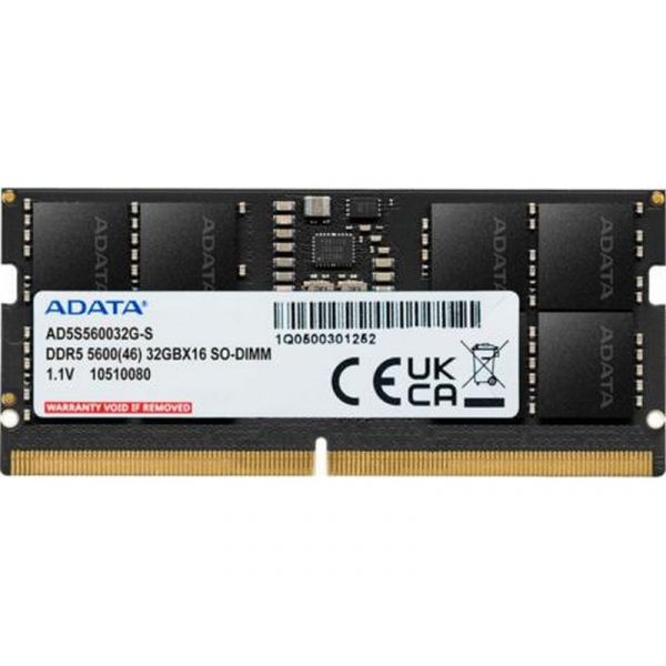 ADATA DDR5 32GB 5600Mhz SODIMM CL46 NB Memória