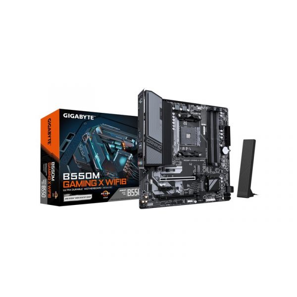 GIGABYTE B550M GAMING X WIFI6 AM4 mATX Alaplap