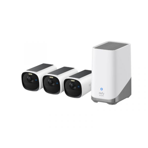 Anker eufy Cam E40 3-Cam Kit (HomeBase S380) White (E8144328)