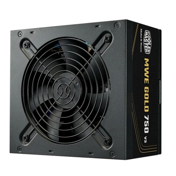 COOLER MASTER Tápegység MWE 750, 750W, 12cm, 80+ Gold