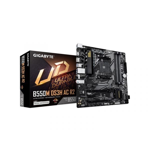 GIGABYTE B550M DS3H AC R2 AM4 mATX Alaplap