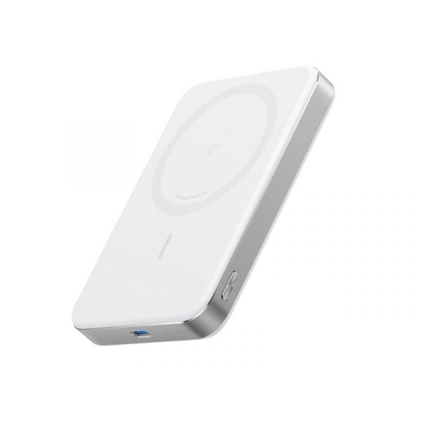 Anker MagGo Power Bank - 10K, Magnetic Wireless, White (A1664H21)