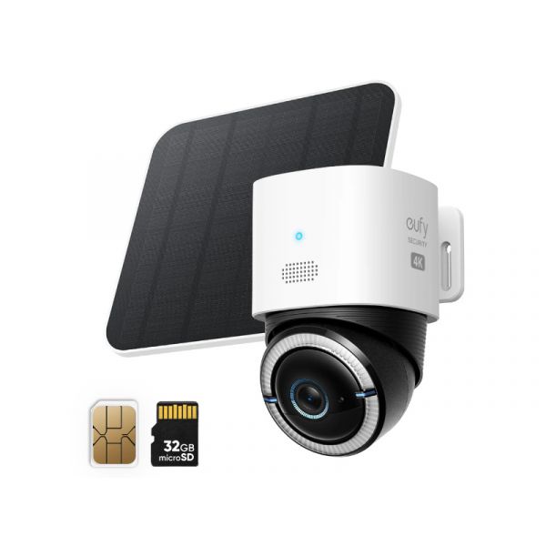 Anker eufy 4G LTE Cam S330 napelemes biztonsági kamera (T86P2321) White