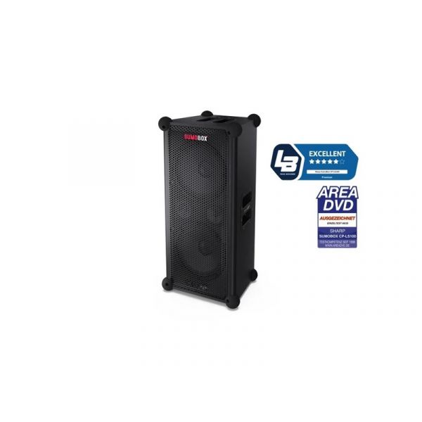 SHARP CP-LS100 SUMOBOX nagy teljesítményű hordozható hangszóró, 120W