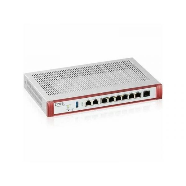 ZYXEL Tűztfal 1x2.5-GbE port + 6x1-GbE +1xPOE+ 1xUSB 3.0 + 1konzol port (USGFLEX200HP-EU0101F)