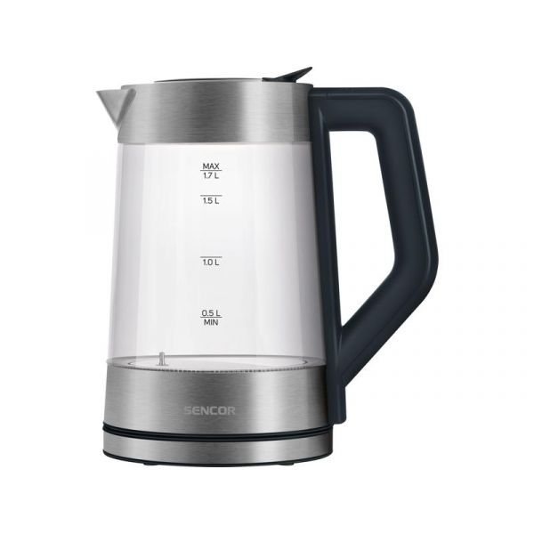 Sencor SWK 1795SS üveg vízforraló 1,7L, inox (41009664)