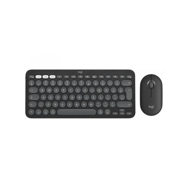 Logitech Pebble 2 Combo Slim Bluetooth Keyboard and Mouse for Mac - Graphite - US (920-012244)