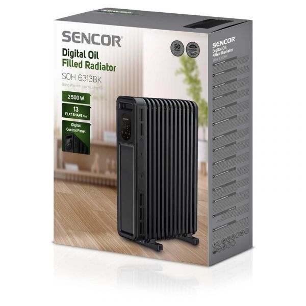 Sencor SOH 6313BK elektromos olajradiátor