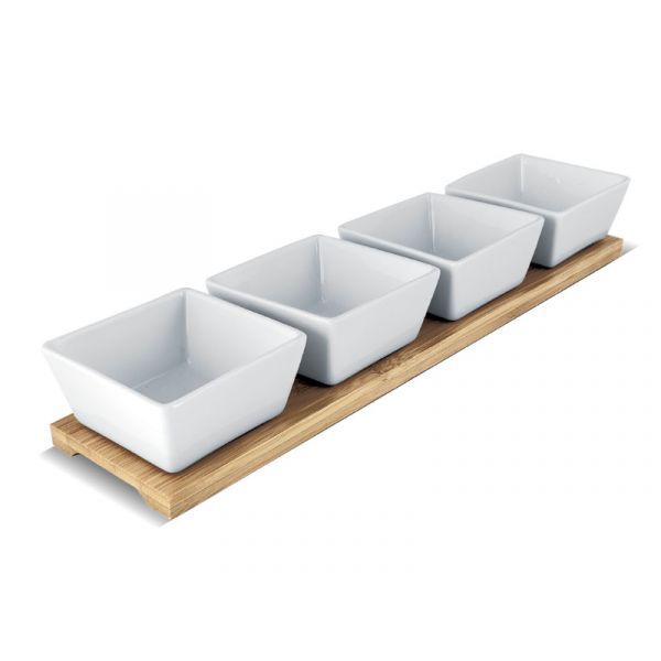 Lamart LT9020 BAMBOO 4 részes tálalóedény