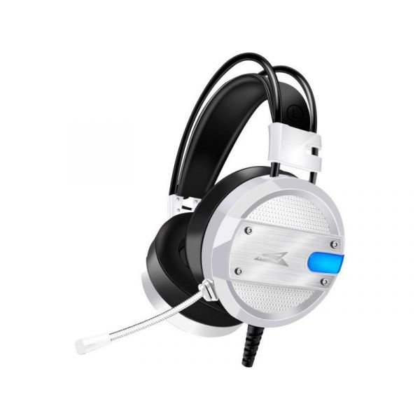 BARACUDA BGH-031W CONCH-W vezetékes gamer fejhallgató mikrofonnal, fehér (BC BGH-031W)