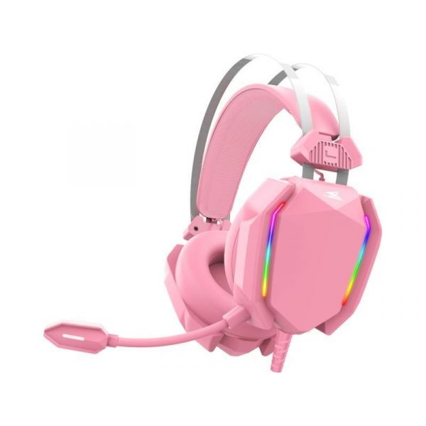 BARACUDA BGH-041P SEAGUL-P gamer fejhallgató mikrofonnal, pink