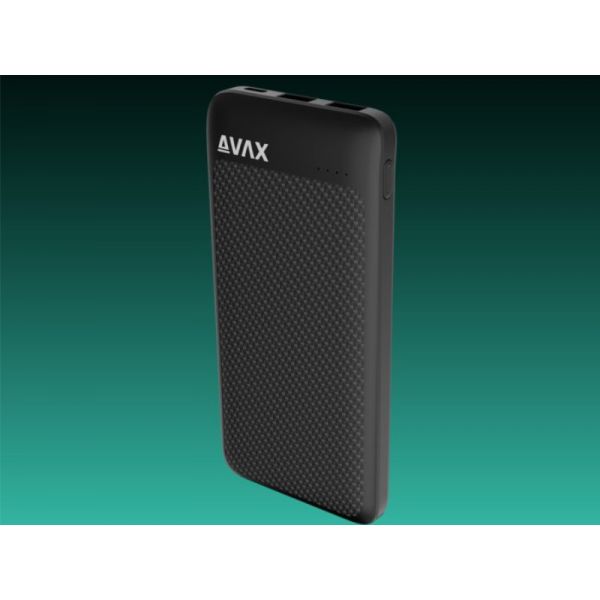 AVAX PB220 LIGHTY+ 20W 20.000mAh powerbank USB-C (PD 3.0) + 2×USB-A, fekete