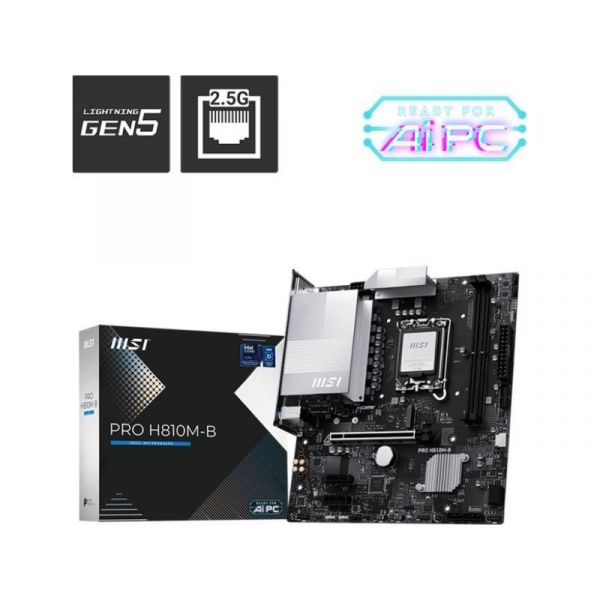 MSI PRO H810M-B S1851 m-ATX Alaplap