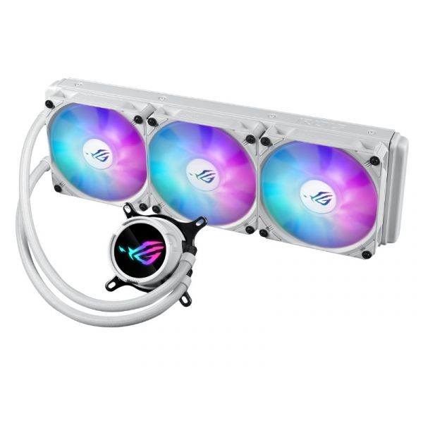Asus ROG STRIX LC III 360 ARGB LCD vízhűtés, fehér (ROG STRIX LC III 360 ARGB LCD WHT)