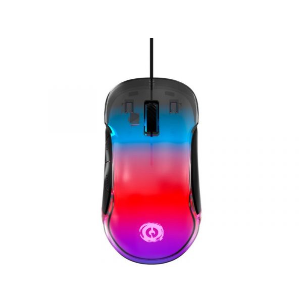 CANYON Braver GM-728 LED Crystal 7 gombos vezetékes egér, fekete