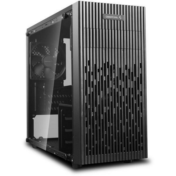 DEEPCOOL Ház Micro ATX/Mini-ITX MATREXX 30, Tápegység nélkül, Fekete, Üvegfalú