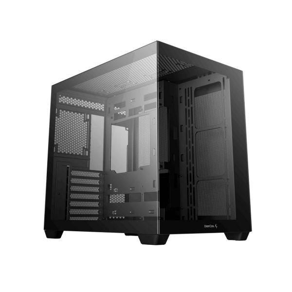DEEPCOOL Ház ATX CG530 Tápegység nélkül, Fekete Üvegfalú