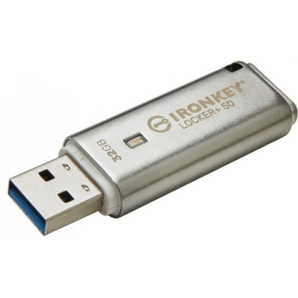 Kingston IronKey Locker+ 50 G2 32GB AES-256 FIPS 197 Pendrive (IKLP50G2/32GB)