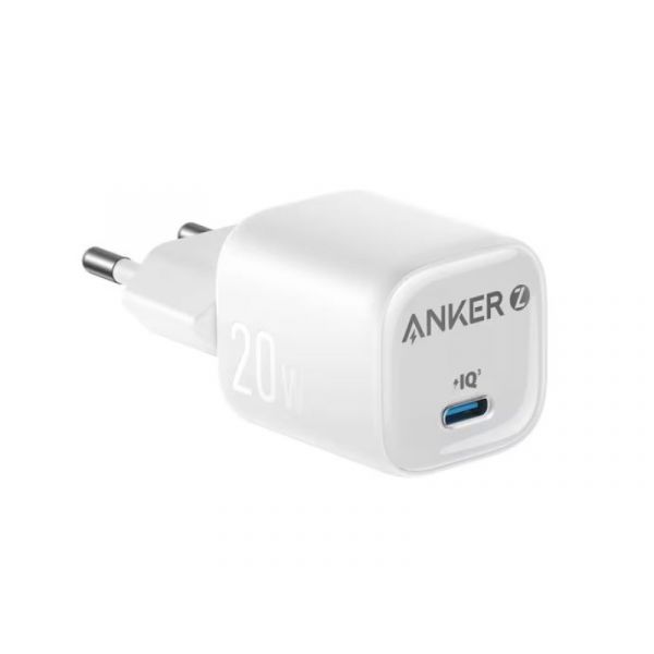 Anker Zolo Charger 20W kompakt GaN USB‑C töltő (A2699G21) White