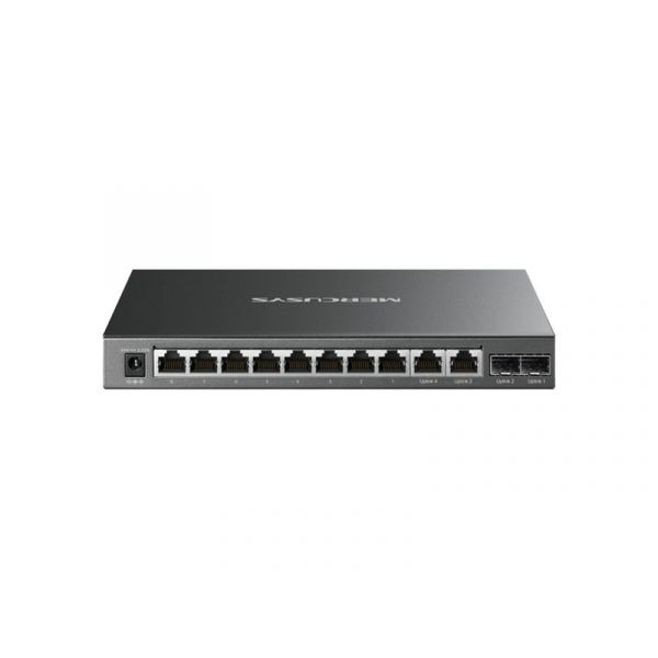 MERCUSYS MS112GMP 12-Port Gigabit Desktop Switch with 8-Port PoE+
