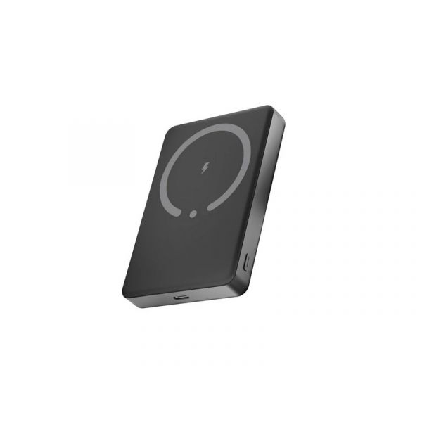 AVAX PB600 FREELY+ mágneses vezeték nélküli 15W, USB-C 20W, 10000mAh Powerbank (AVAX_PB600) fekete