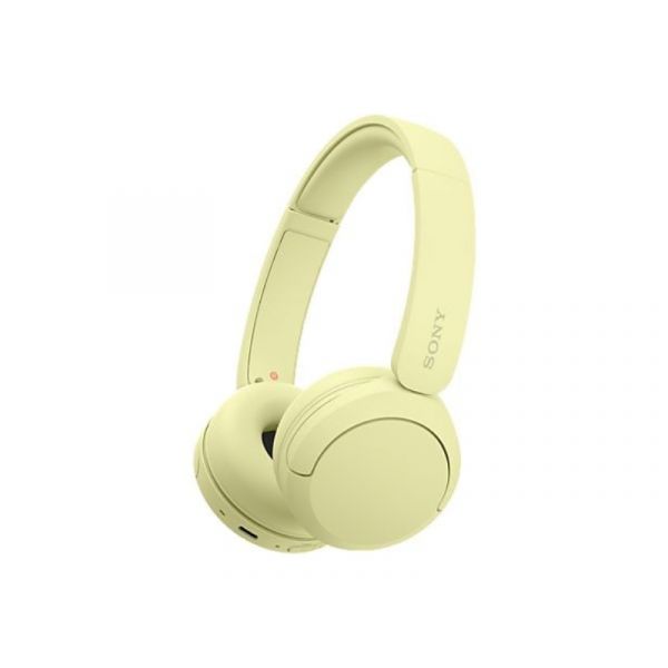 SONY WH-CH520 vezeték nélküli fejhallgató mikrofonnal, sárga (WHCH520Y.CE7)